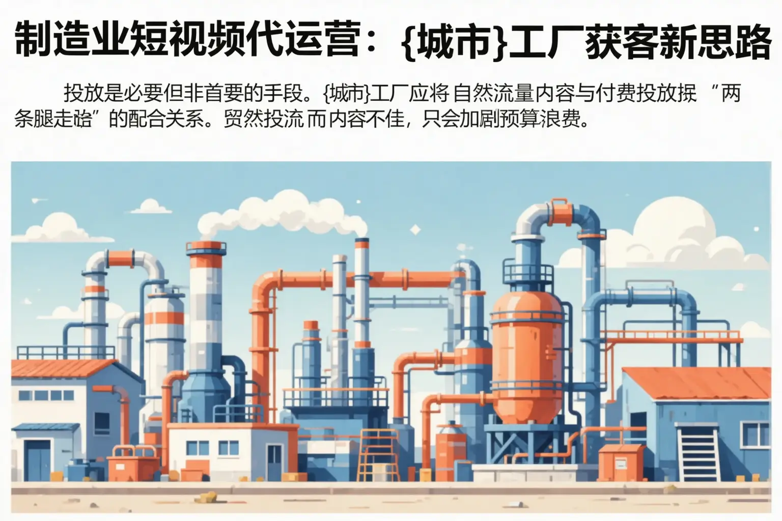 制造业短视频代运营：下陆工厂获客新思路