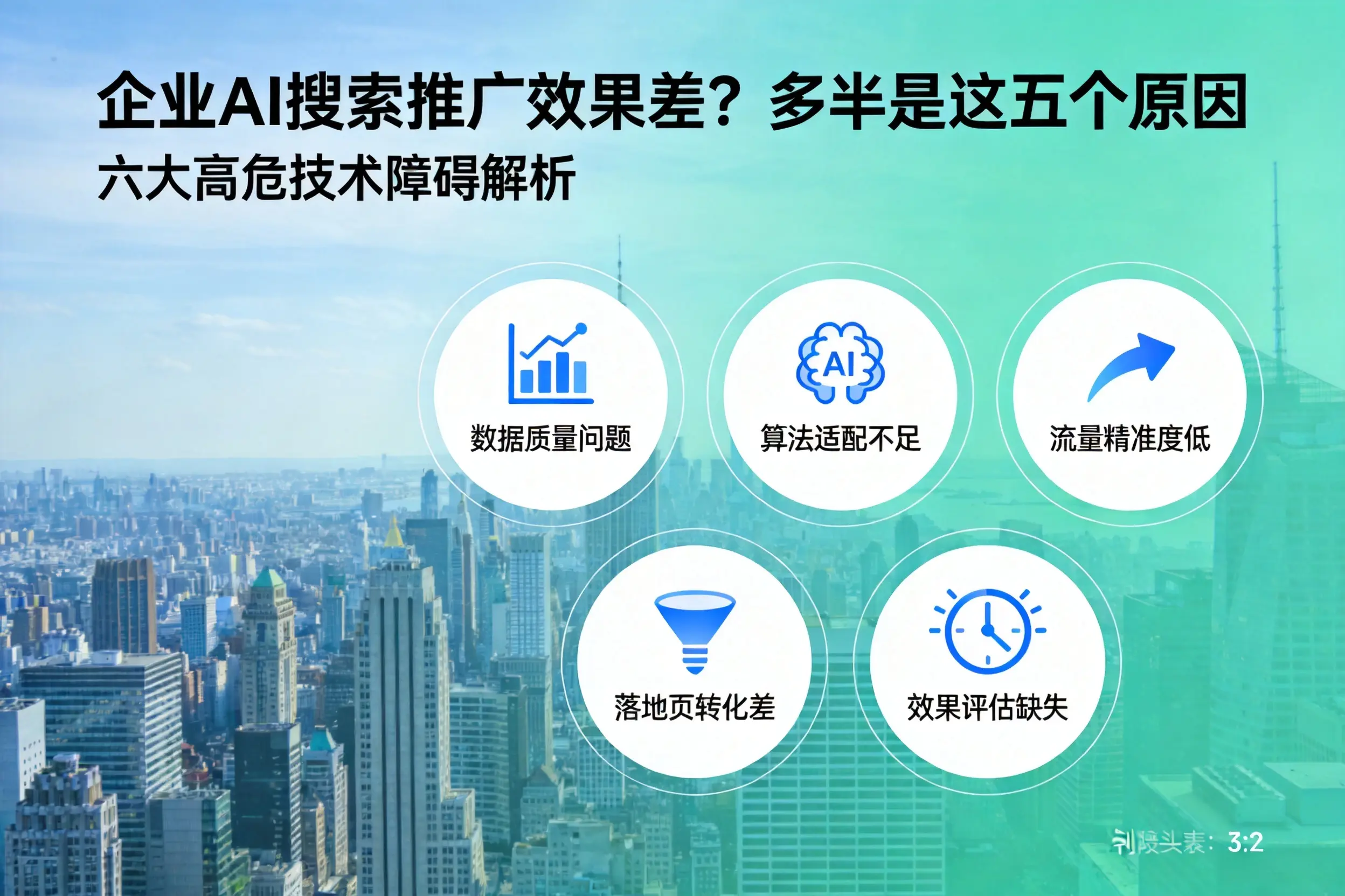 下陆企业AI搜索推广效果差?多半是这五个原因